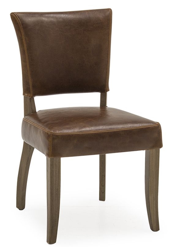 Vida Living Duke Tan Brown Dining Chair Leather Sold In Pairs