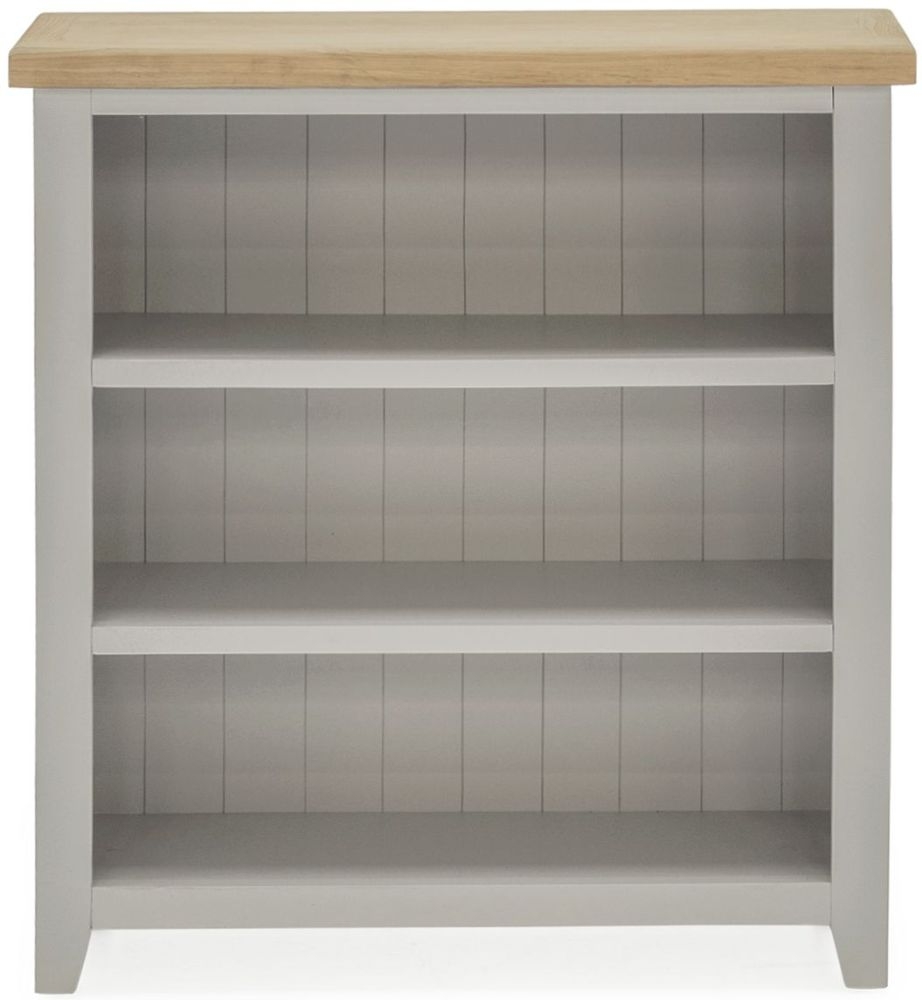 Vida Living Ferndale Grey Painted Low Bookcase