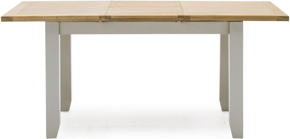 Vida Living Ferndale 120cm160cm Grey Painted Extending Dining Table