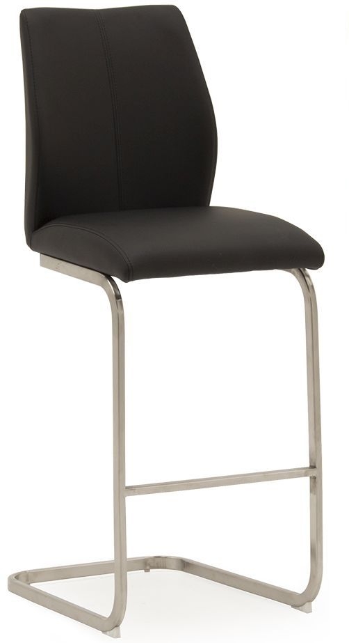 Vida Living Irma Black Faux Leather Barstool Sold In Pairs