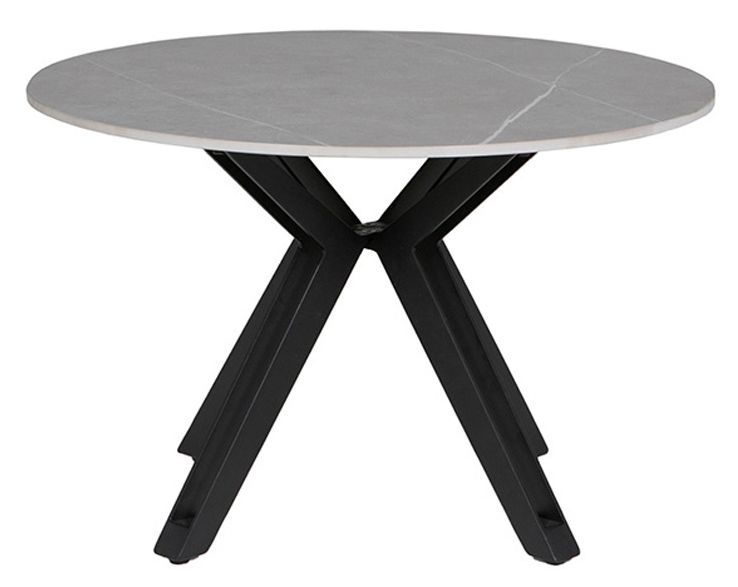 Vida Living Kore Grey Circular Coffee Table