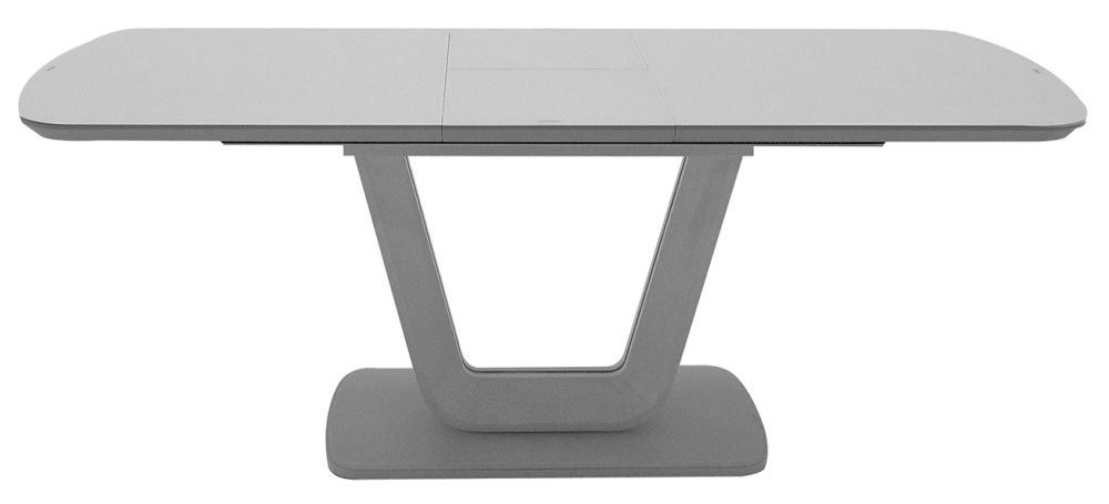 Vida Living Lazzaro 120cm160cm Light Grey Matt Extending Dining Table