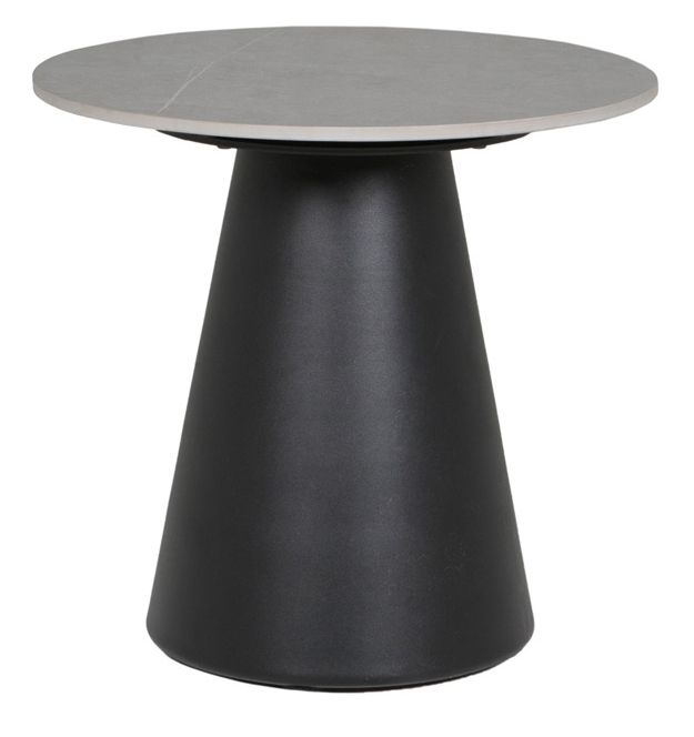 Vida Living Leda Grey And Black Lamp Table