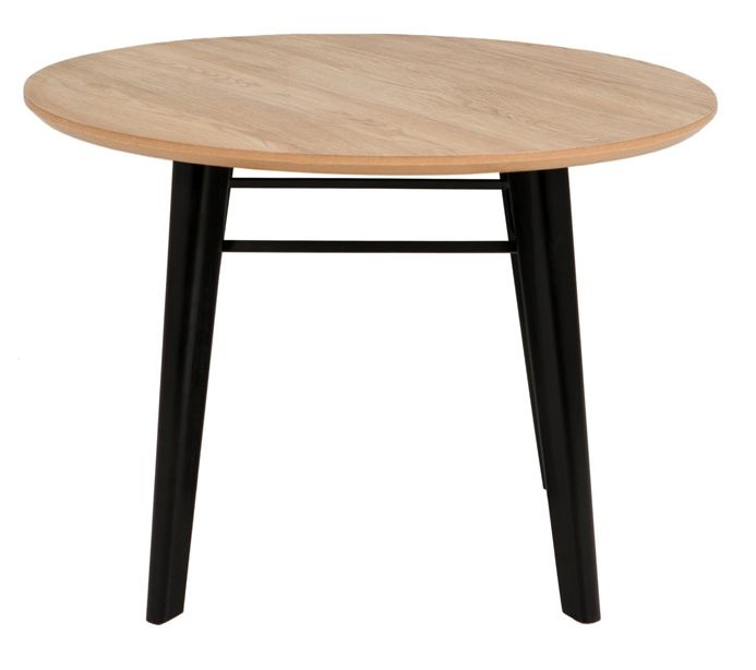 Vida Living Lotti Oak Round Lamp Table