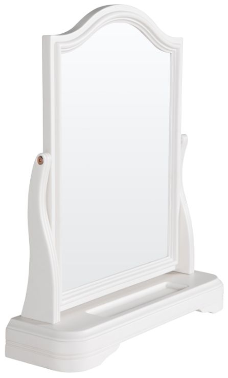 Vida Living Mabel Bone White Painted Vanity Mirror