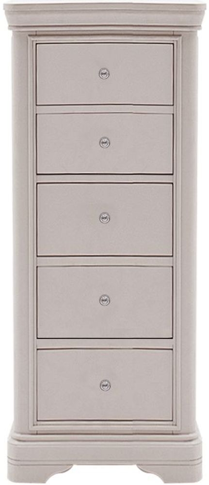 Vida Living Mabel Taupe Painted 5 Drawer Chest