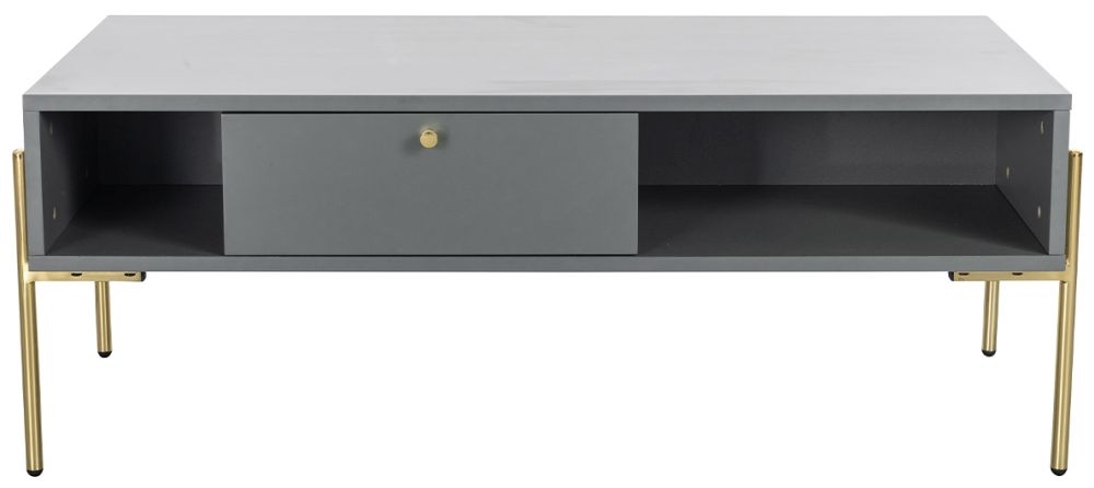 Vida Living Madrid Grey And Gold Coffee Table