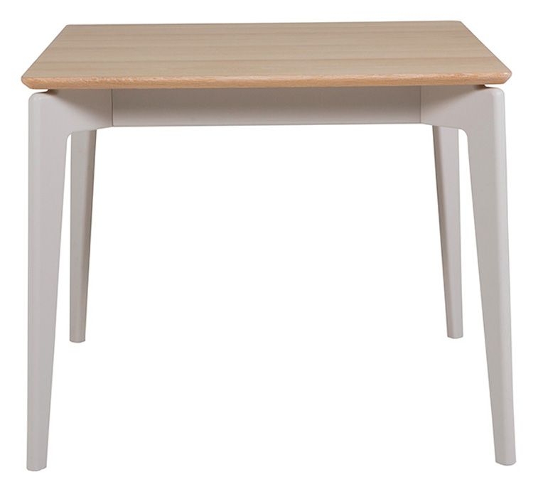 Vida Living Marlow Cashmere Oak Dining Table 90cm Seats 4 Diners Square Top