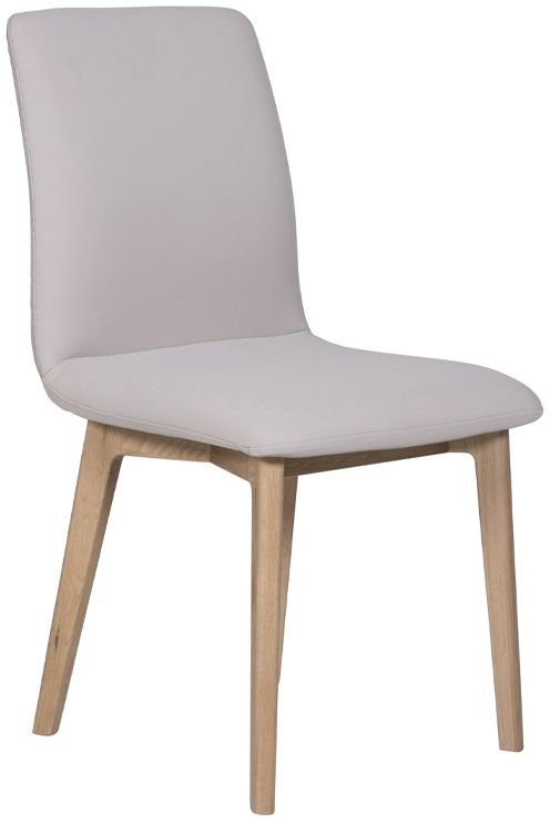 Vida Living Marlow Natural Faux Leather Dining Chair Sold In Pairs