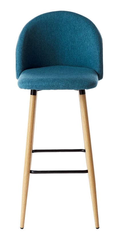 Vida Living Nissa Blue And Teal Barstool Sold In Pairs