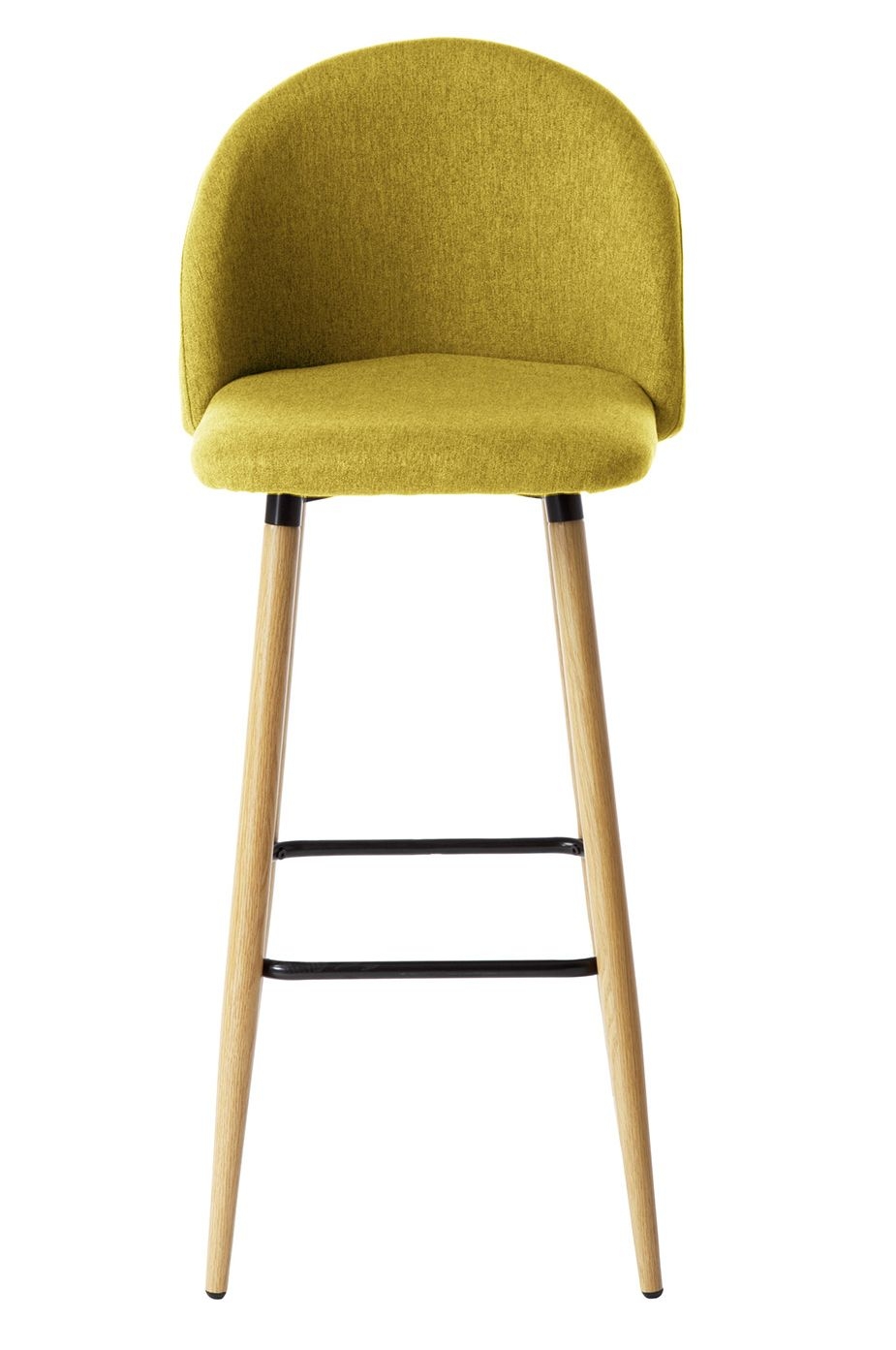 Vida Living Nissa Mustard Barstool Sold In Pairs