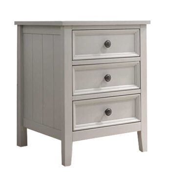 Vida Living Mila Clay Painted Bedside Cabinet