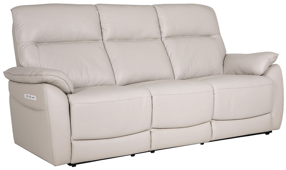 Vida Living Nerano Cashmere Leather 3 Seater Electric Recliner Sofa