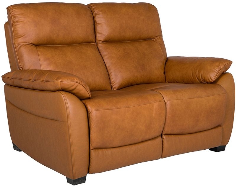 Vida Living Nerano Tan Leather 2 Seater Sofa