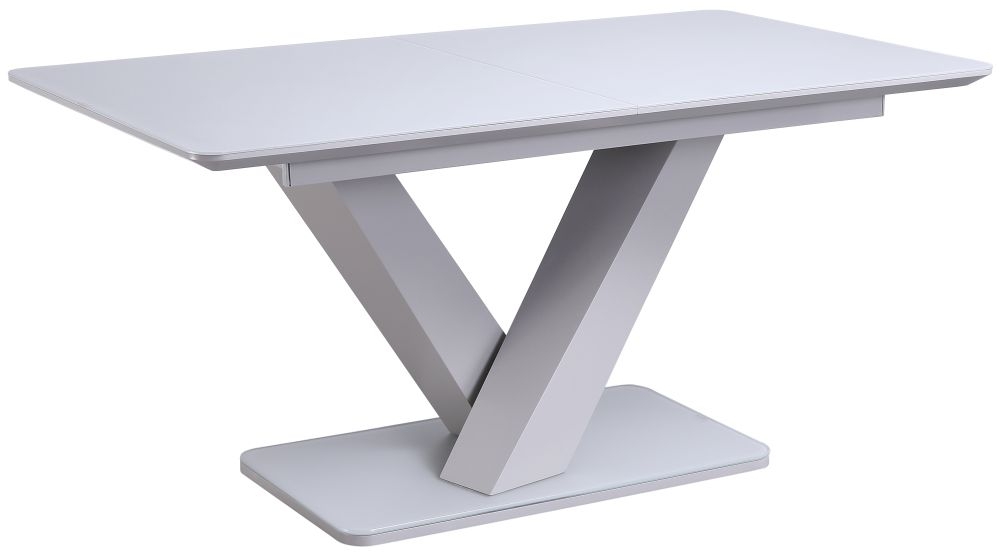Vida Living Rafael 120cm160cm Light Grey Extending Dining Table