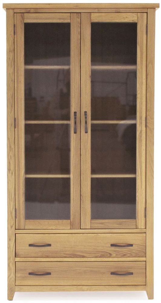 Vida Living Ramore Oak Display Cabinet