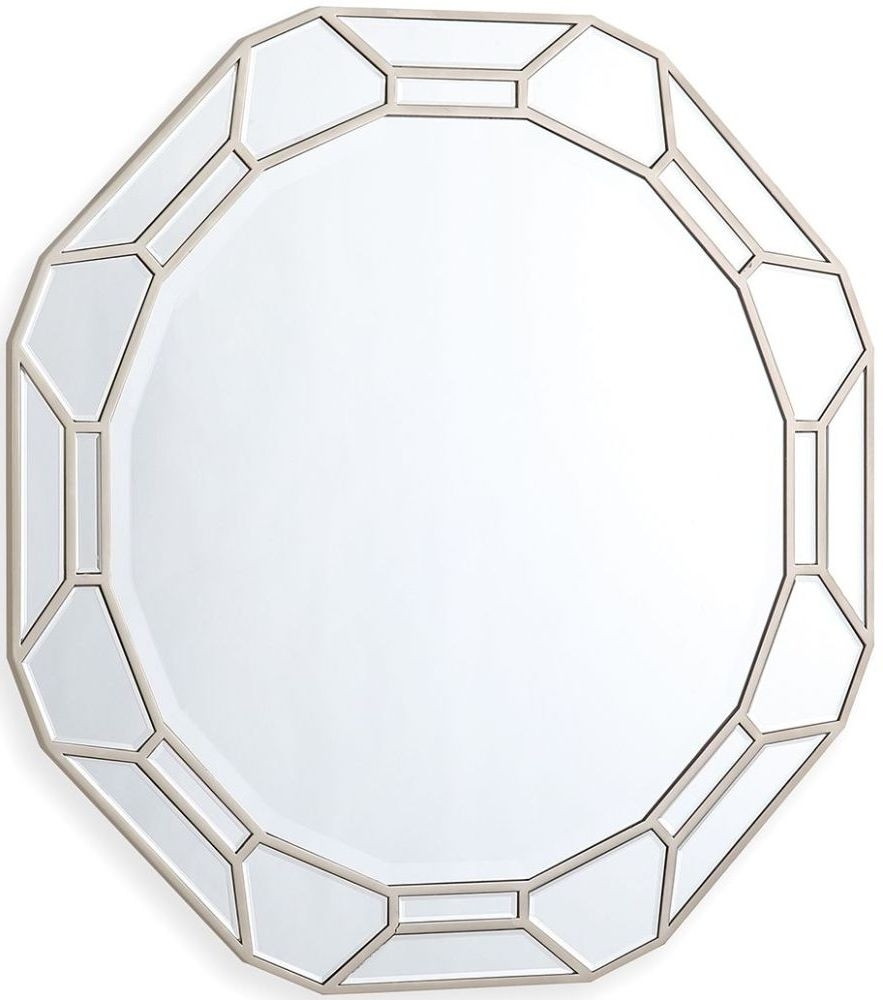 Vida Living Rosa Geometric Round Mirror