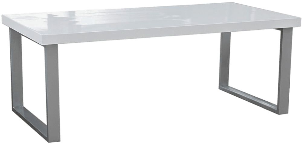 Vida Living Sierra White High Gloss Coffee Table