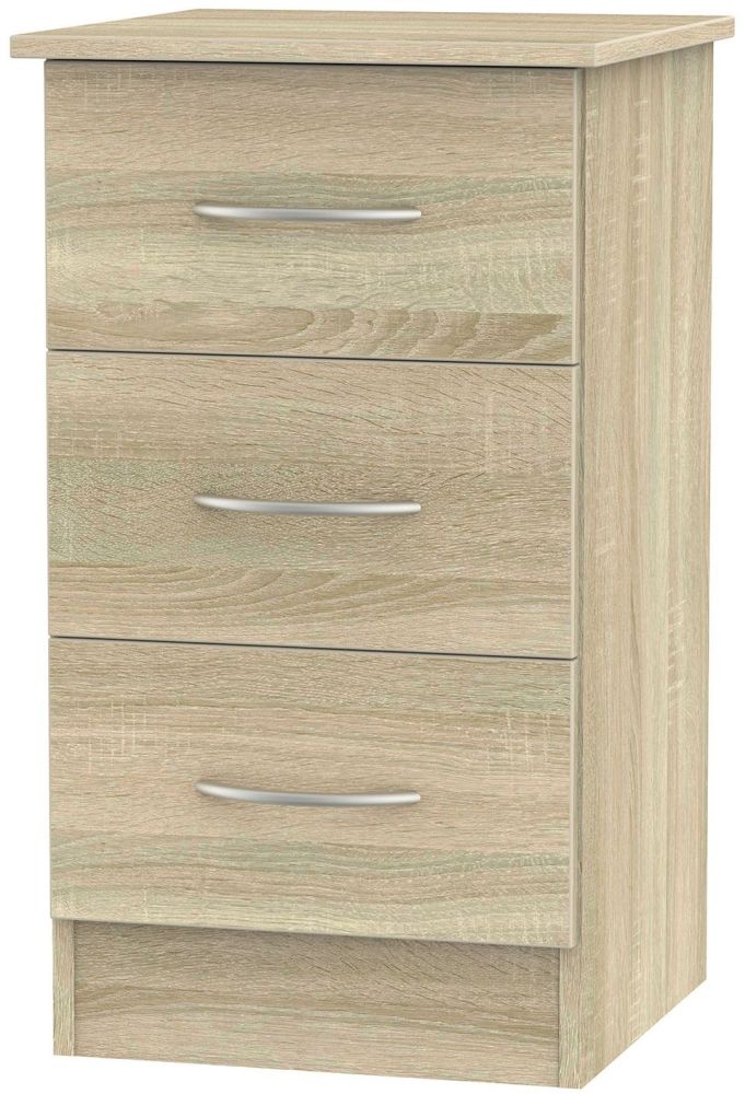 Avon Bardolino 3 Drawer Bedside Cabinet