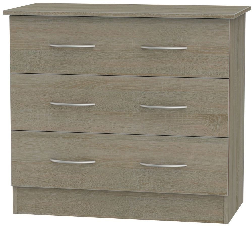 Avon Darkolino 3 Drawer Chest