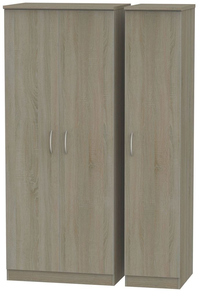 Avon Darkolino 3 Door Wardrobe