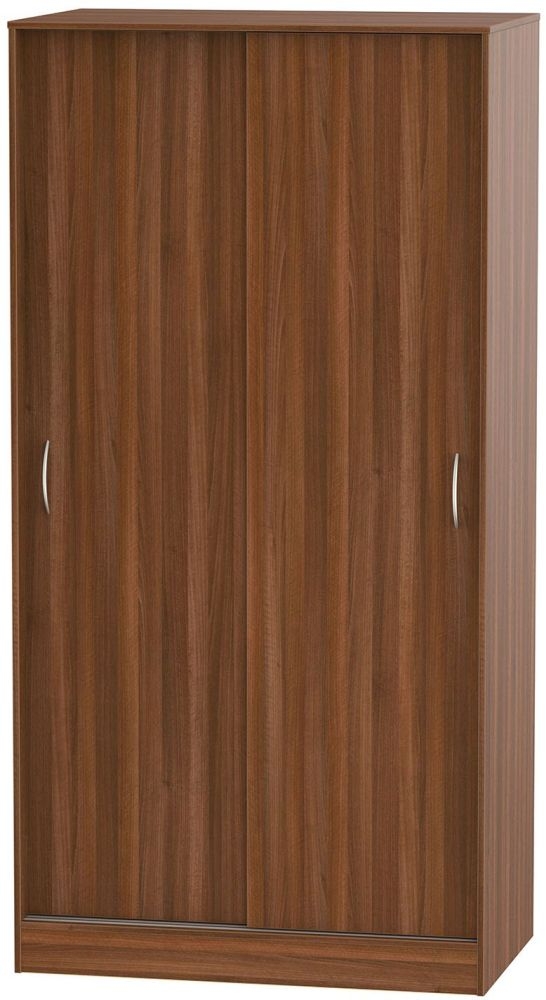 Avon Noche Walnut 2 Door Sliding Wardrobe