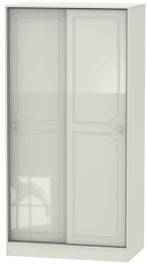 Balmoral High Gloss Kaschmir 2 Door Sliding Wardrobe