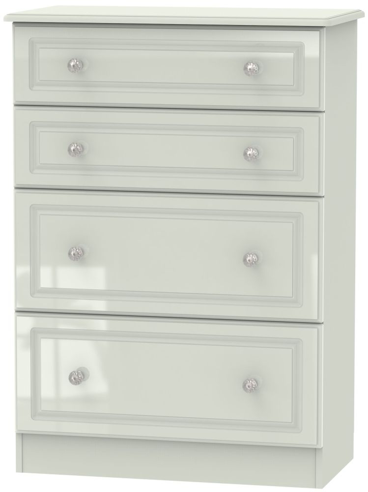 Balmoral High Gloss Kaschmir 4 Drawer Deep Chest