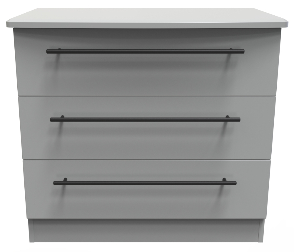 Beverley Dusk Grey 3 Drawer Chest