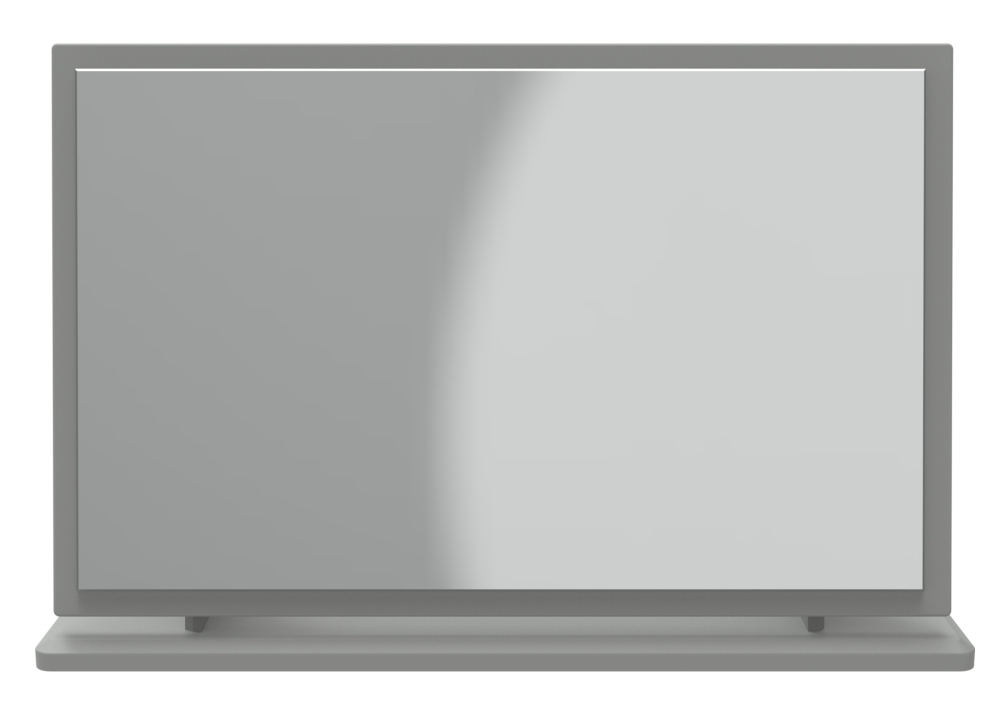 Beverley Dusk Grey Large Mirror