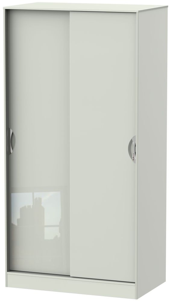 Camden High Gloss Kaschmir 2 Door Sliding Wardrobe