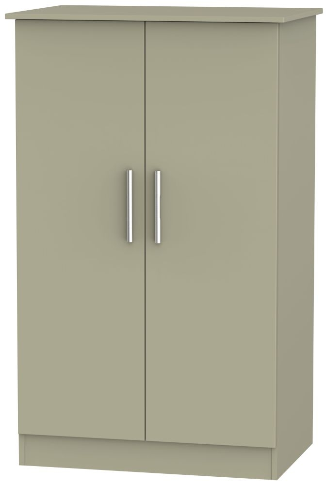 Contrast Mushroom 2 Door Midi Wardrobe