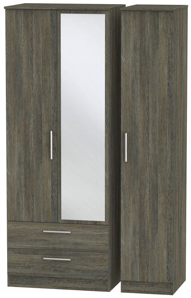 Contrast Panga 3 Door Combi Wardrobe