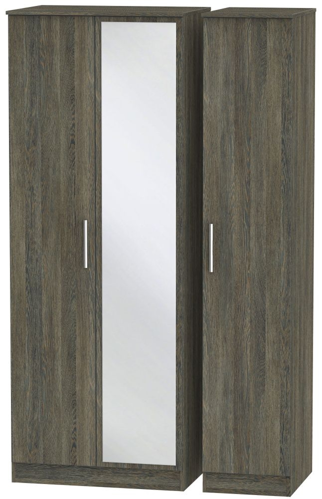 Contrast Panga 3 Door Mirror Wardrobe