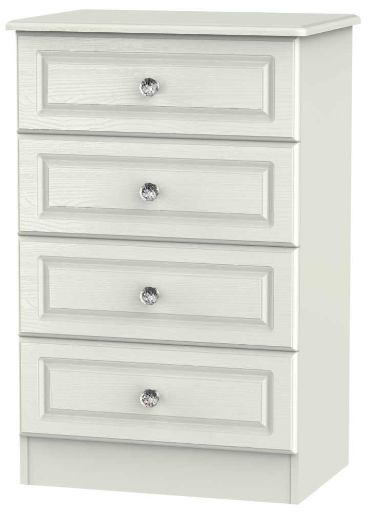 Crystal Kaschmir Ash 4 Drawer Midi Chest