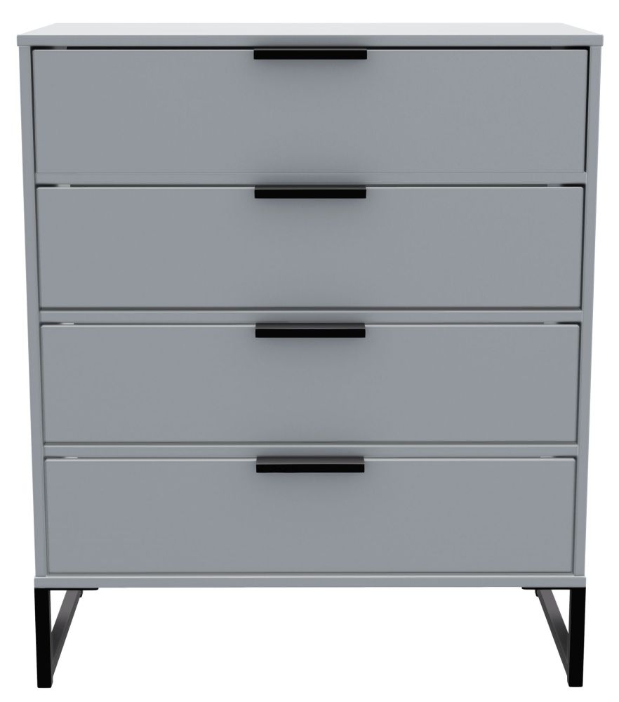 Diego Dust Grey 4 Drawer Chest