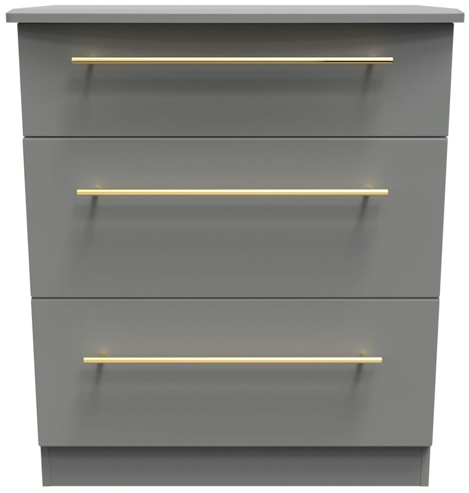 Haworth Dusk Grey 3 Drawer Chest