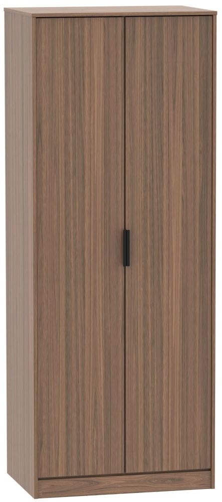 Hong Kong Carini Walnut 2 Door Wardrobe