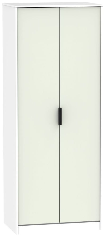 Hong Kong 2 Door Wardrobe Kaschmir And White