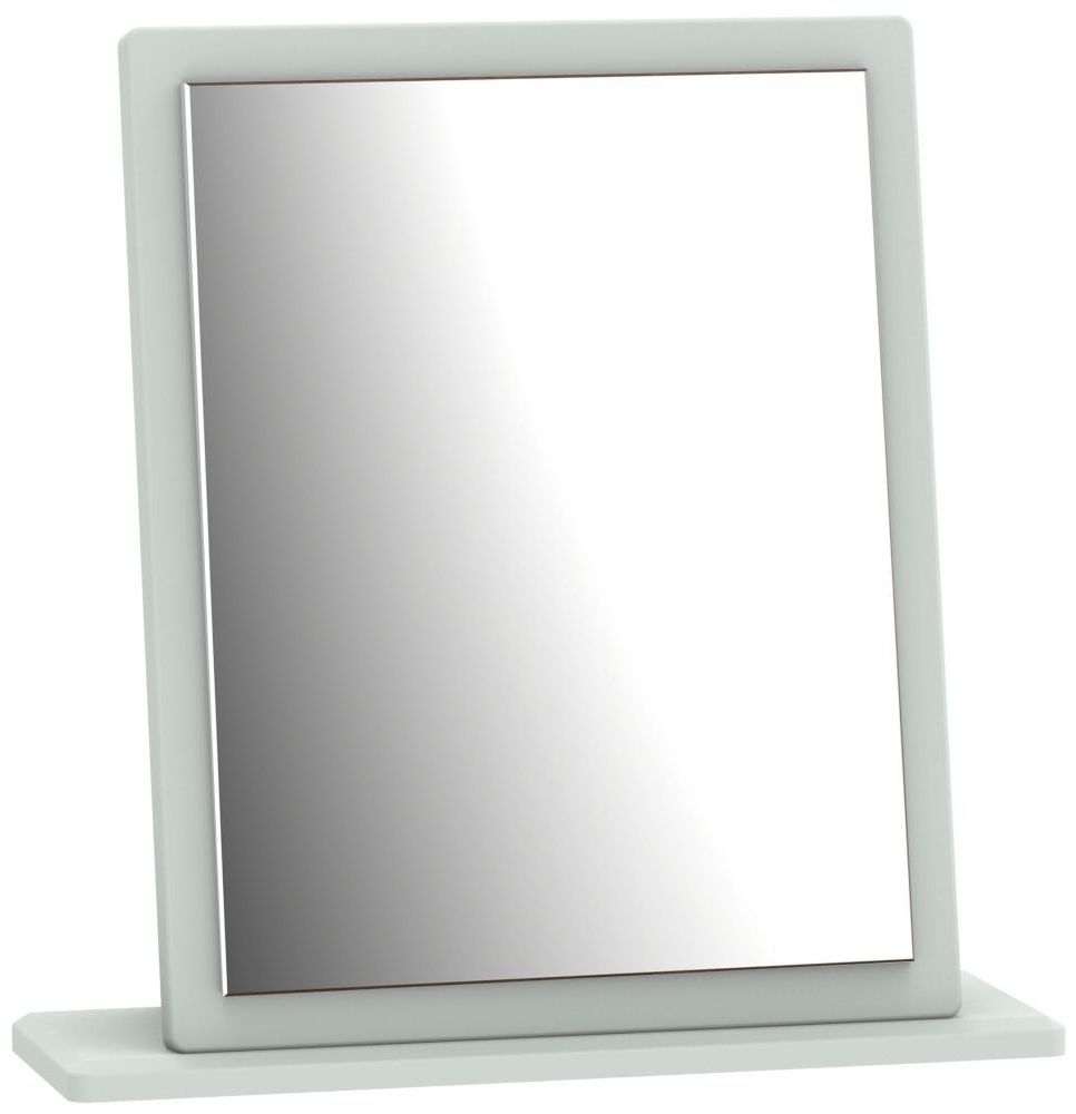 Knightsbridge Grey Matt Small Mirror