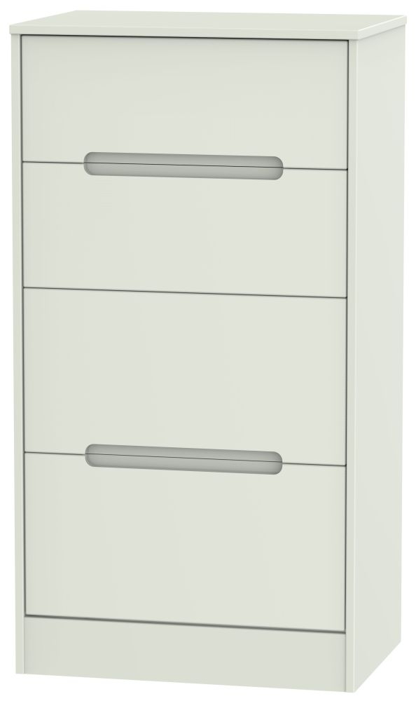 Monaco Kaschmir Matt 4 Drawer Deep Midi Chest