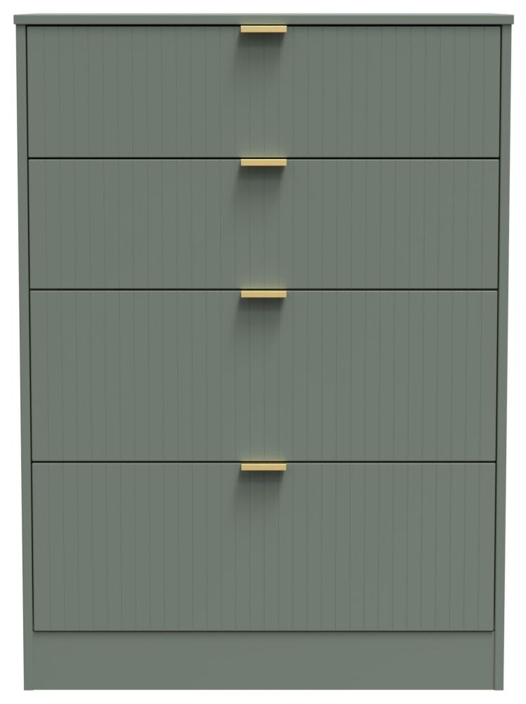 Nashville Reed Green 4 Drawer Deep Chest