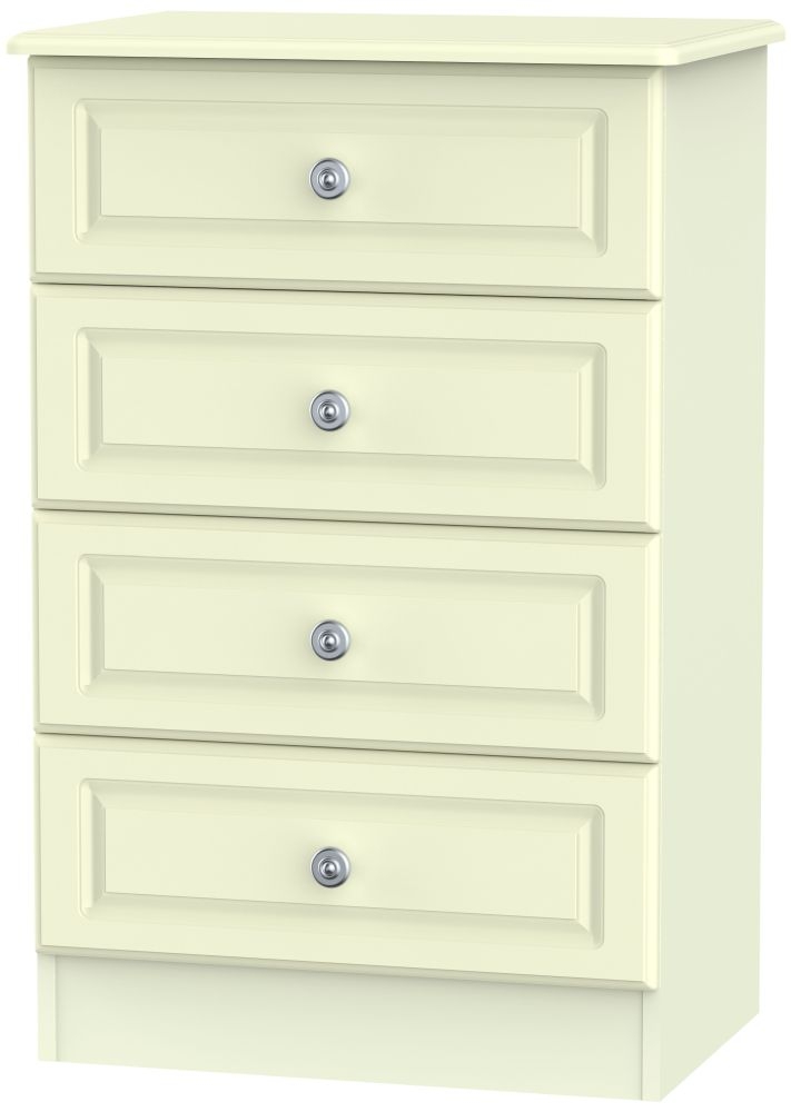 Pembroke Cream 4 Drawer Midi Chest