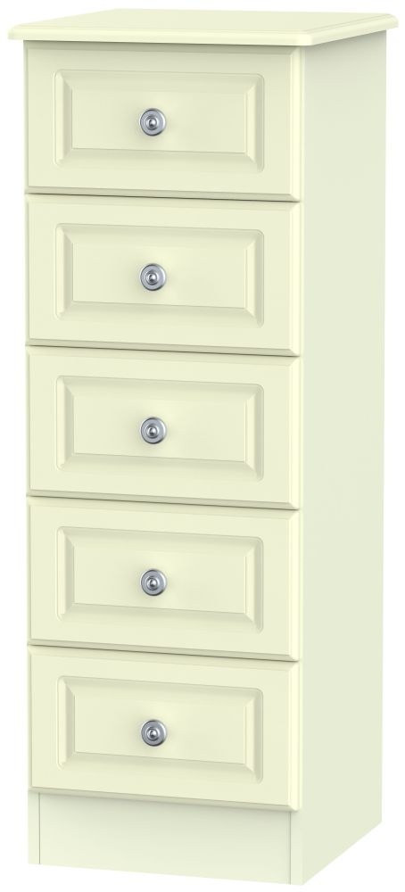 Pembroke Cream 5 Drawer Tall Chest