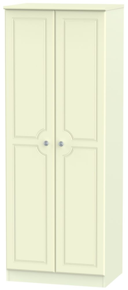 Pembroke Cream 2 Door Tall Plain Wardrobe