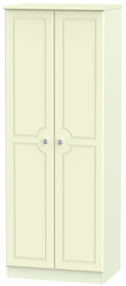Pembroke Cream 2 Door Tall Hanging Wardrobe