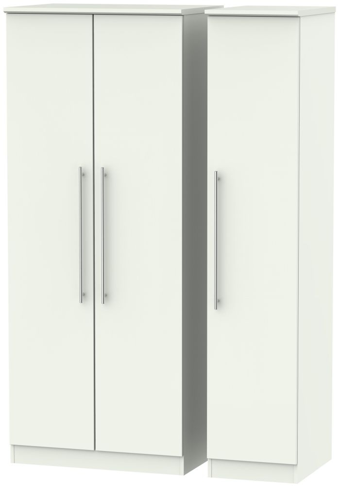 Sherwood Porcelain Matt 3 Door Wardrobe