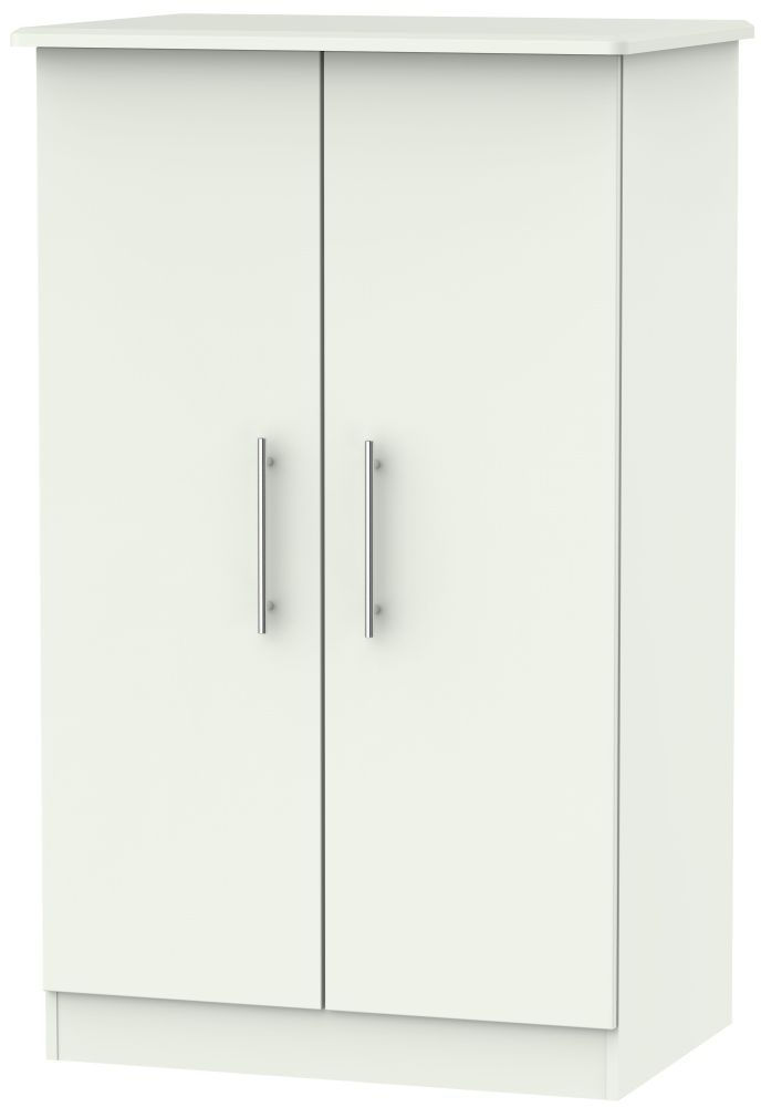 Sherwood Porcelain Matt 2 Door Midi Wardrobe