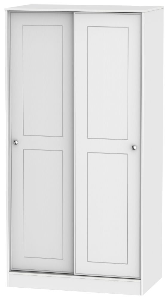 Victoria White Ash 2 Door Sliding Wardrobe