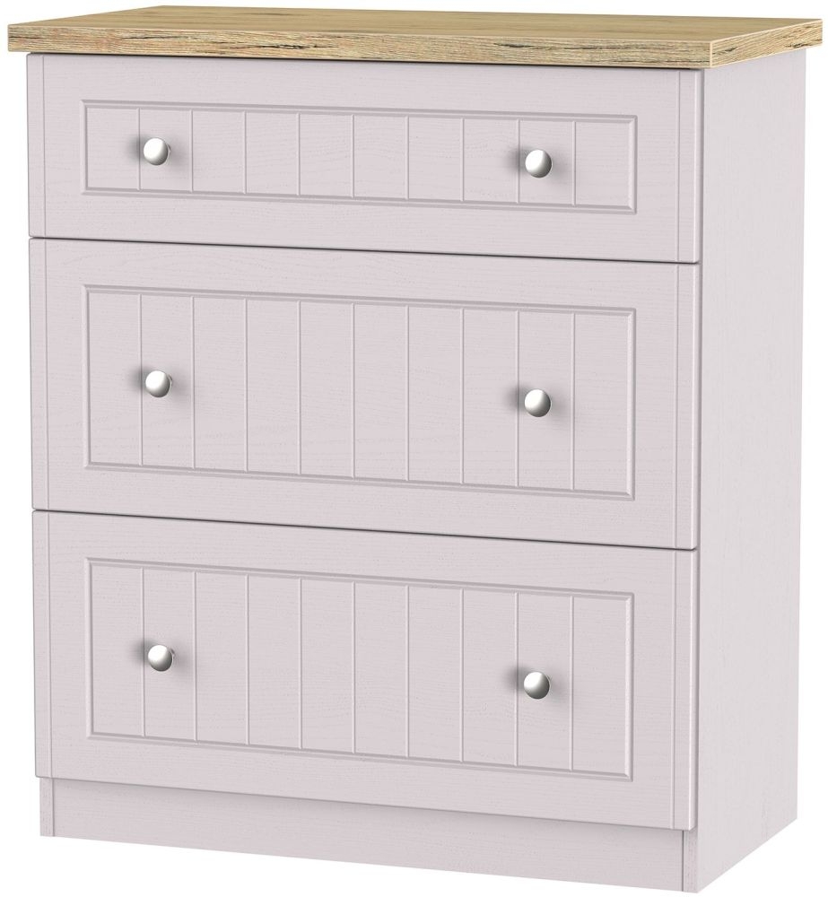 Vienna Kaschmir Ash 3 Drawer Deep Chest